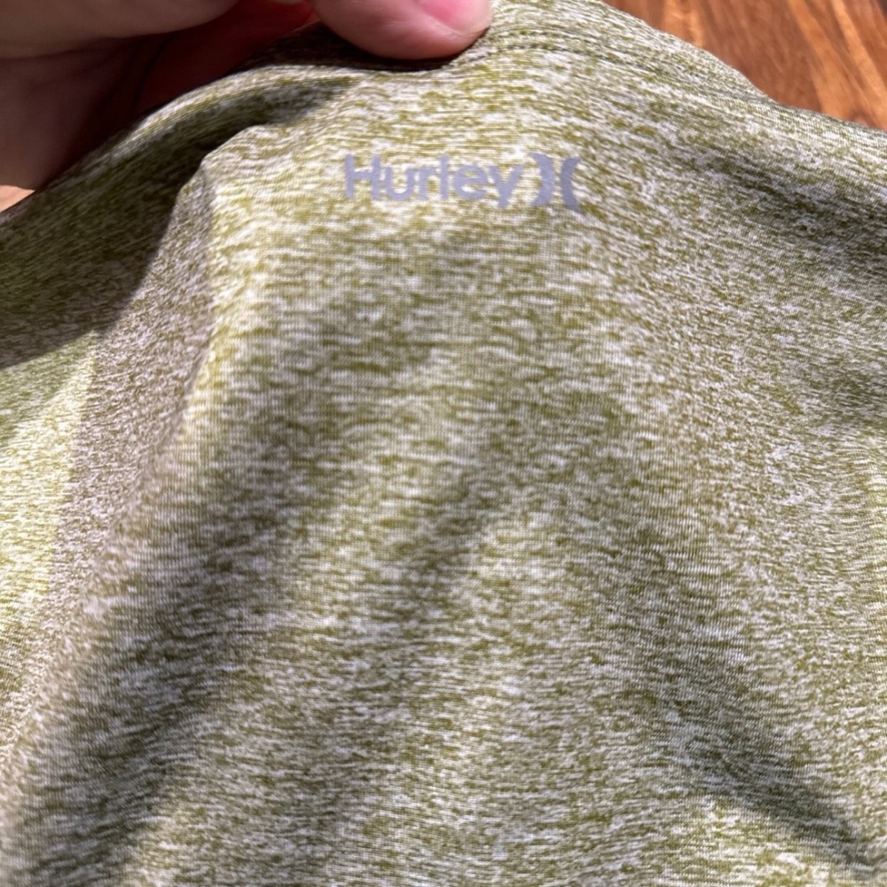 Hurley Therma Womens Long Sleeve Trail Tee Olive Green size large